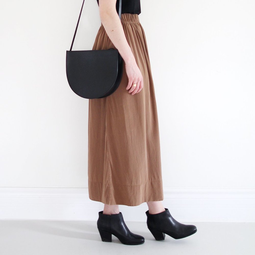 Elizabeth Suzann Bel Skirt XS Silk Moss